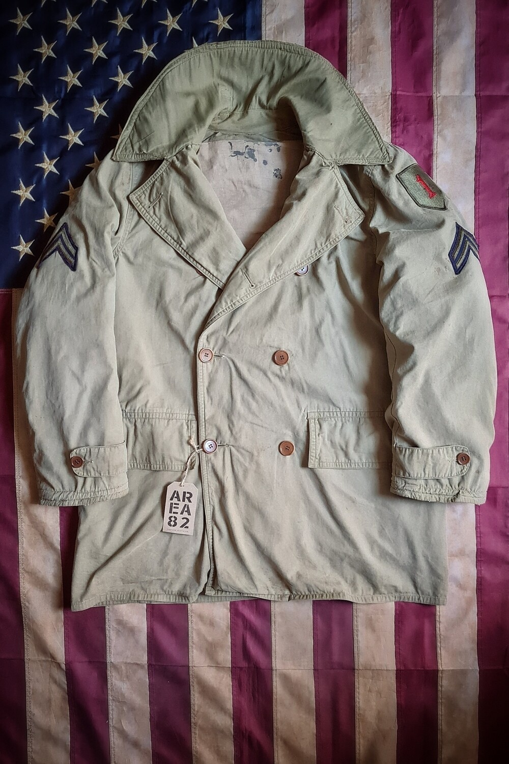 US Army WW2 Jeep Coat 1st Infantry Division