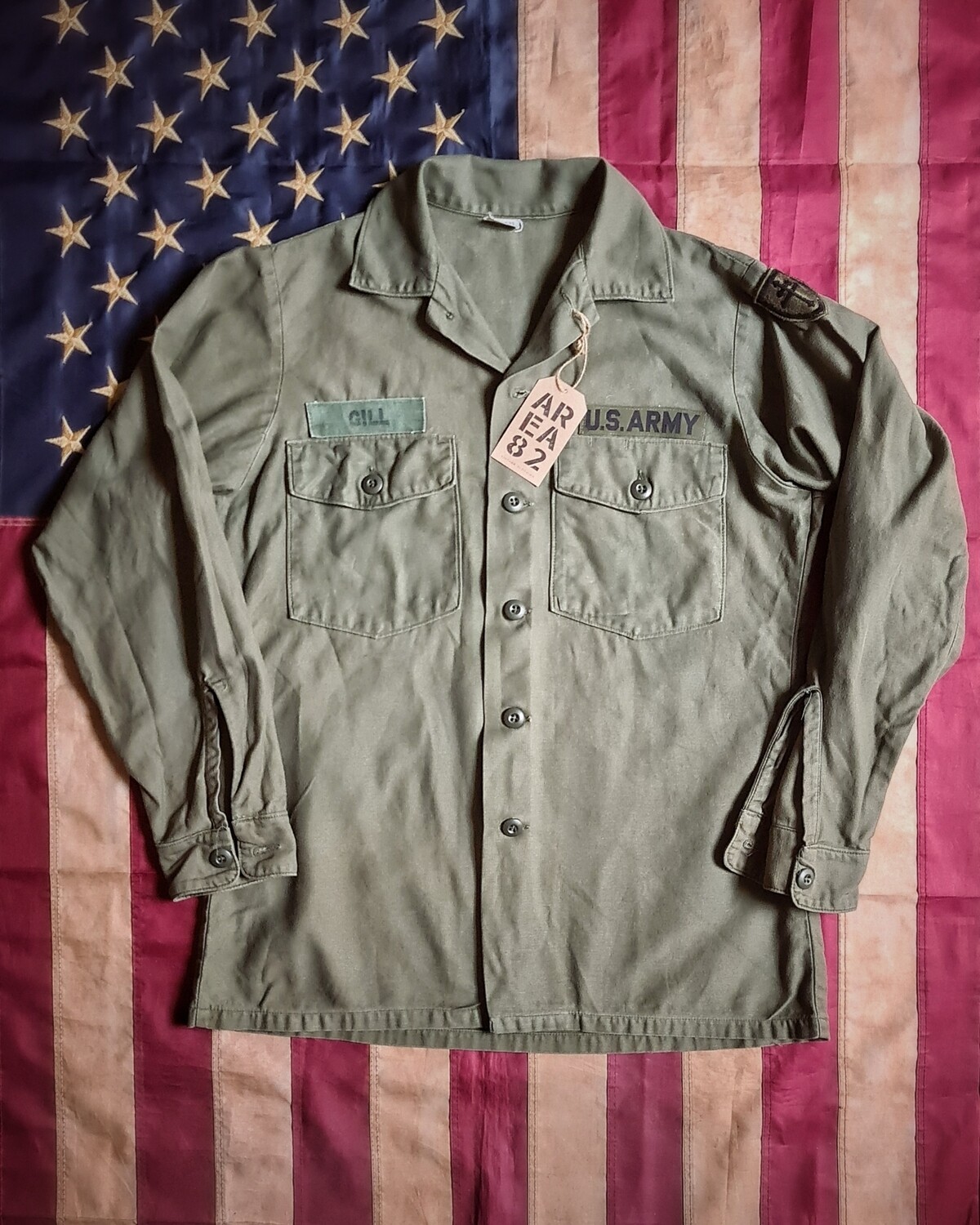 US Army shirt OG107 - 2series Dated 1972