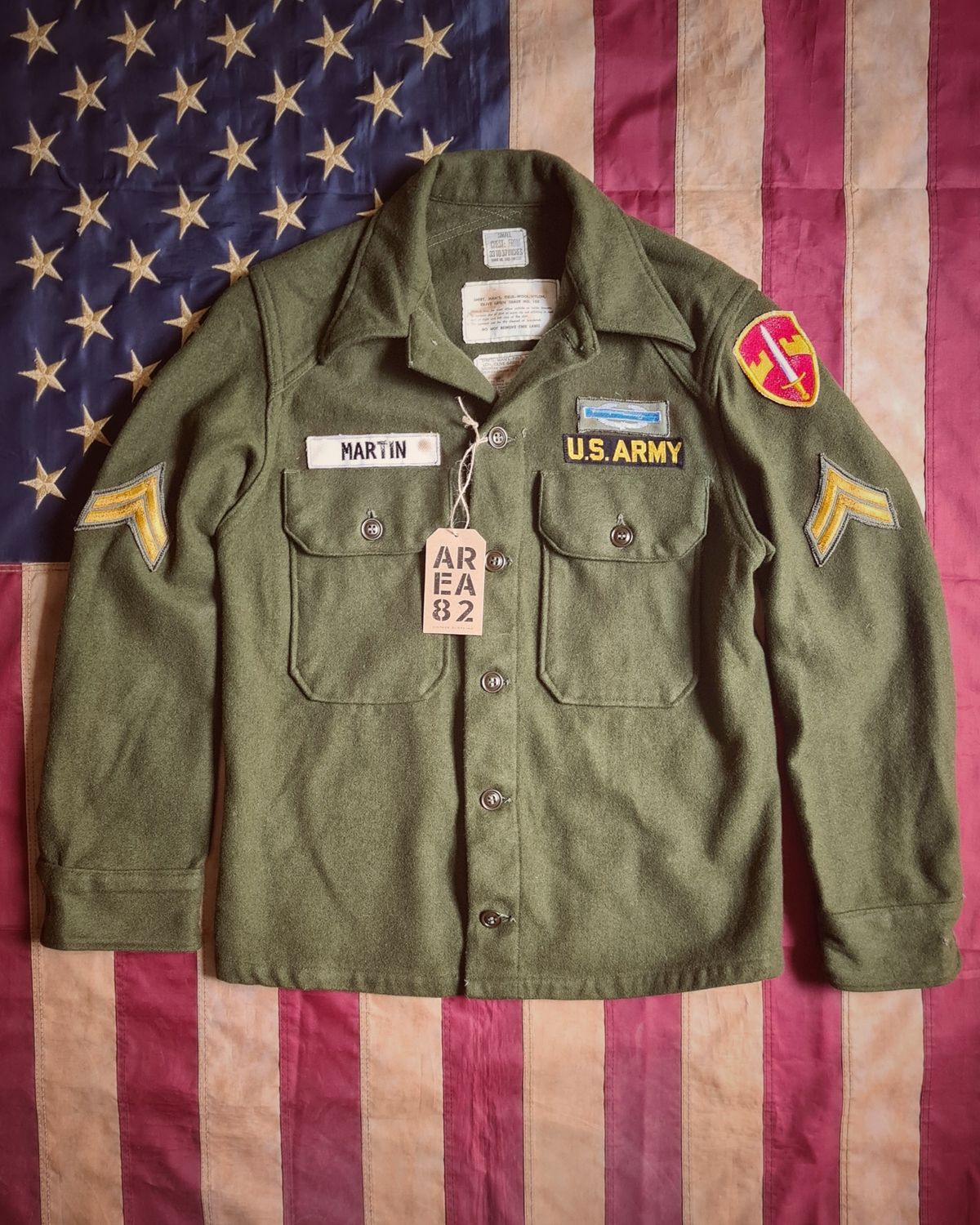 US Army Wool shirt OG108