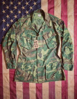 US Army Jungle Jacket ERDL - Dated 1968