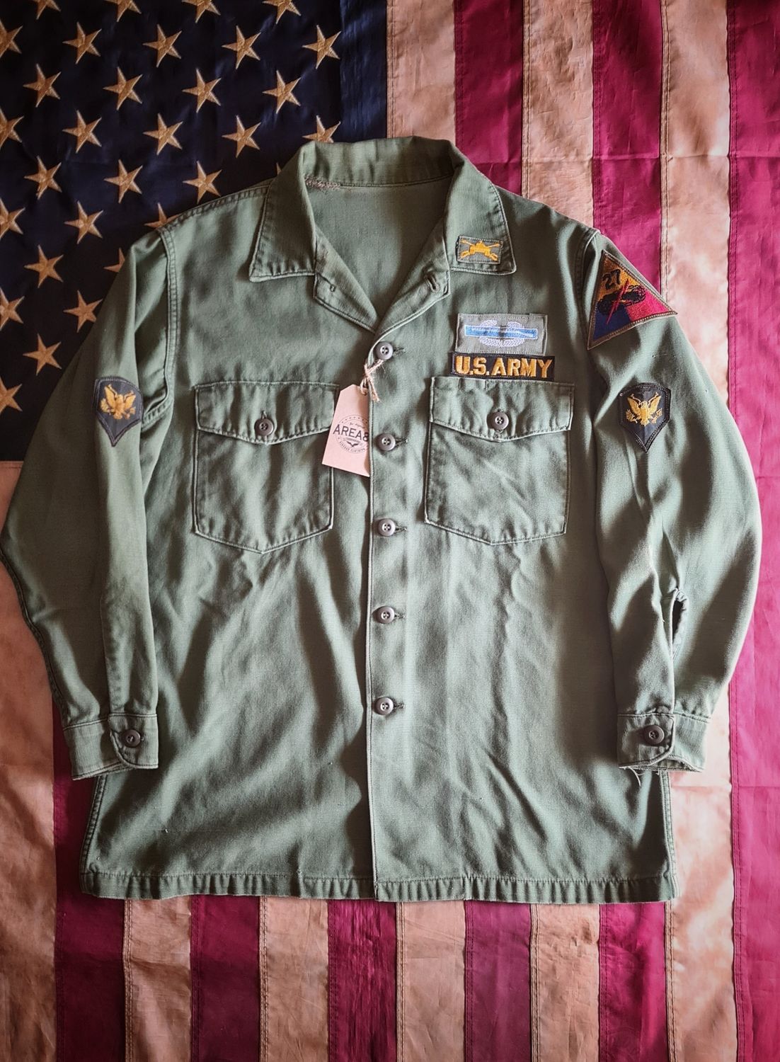 US Army shirt OG107 - Dated 1967