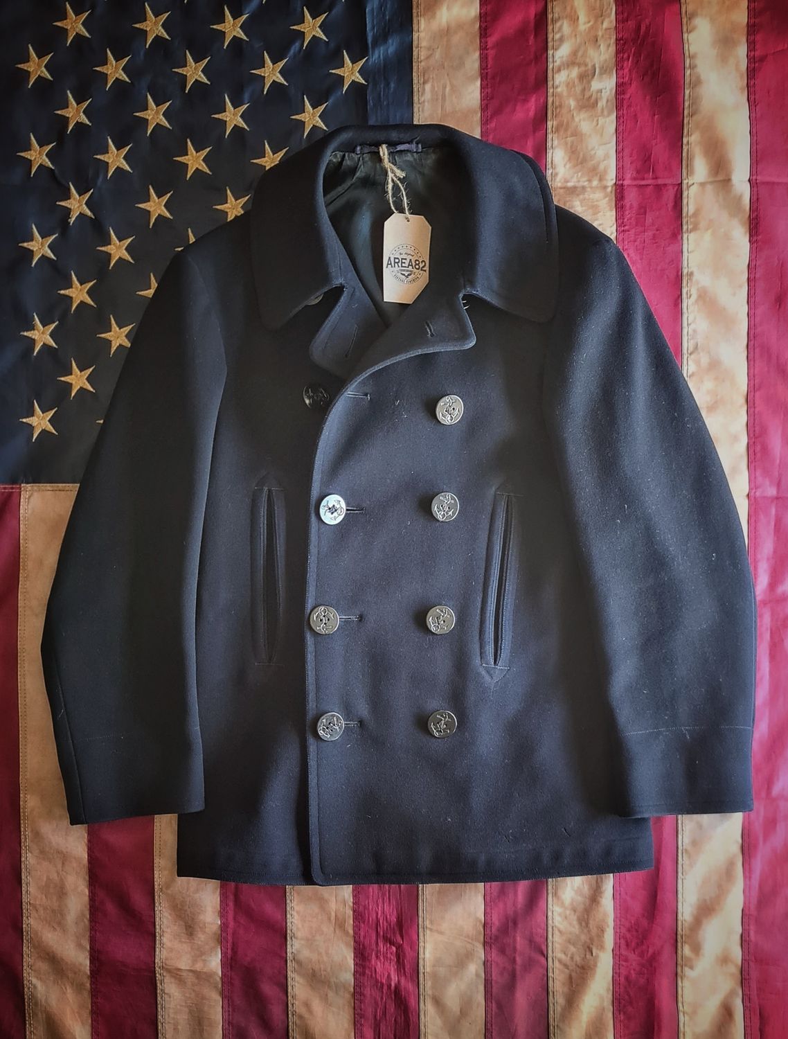 US Navy Peacoat - 10 buttons