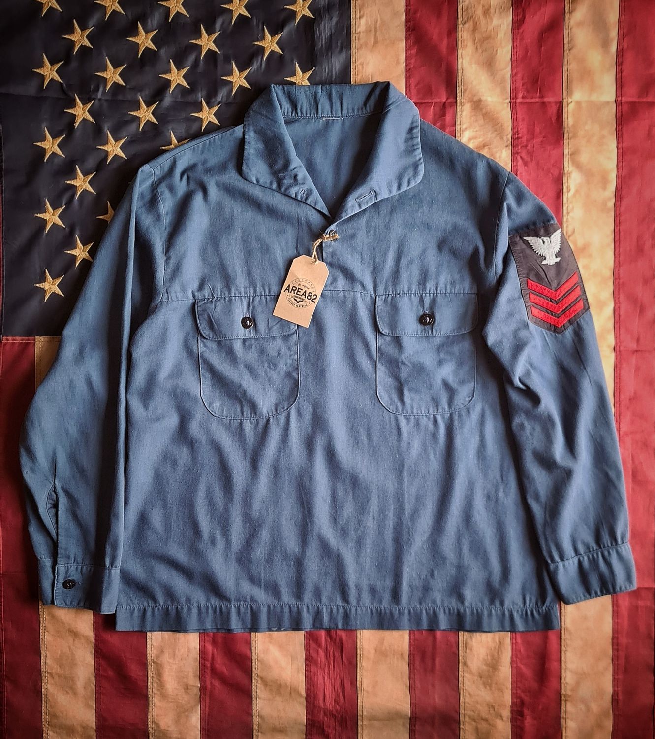 USN Jumper Utility shirt - Dated 1971