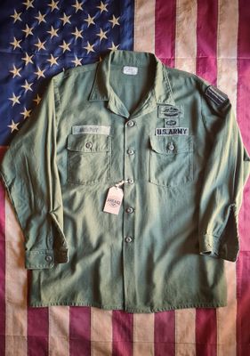 US Army shirt OG107 - Dated 1976