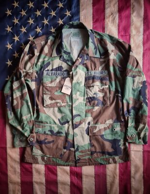 USMC shirt Woodland camo