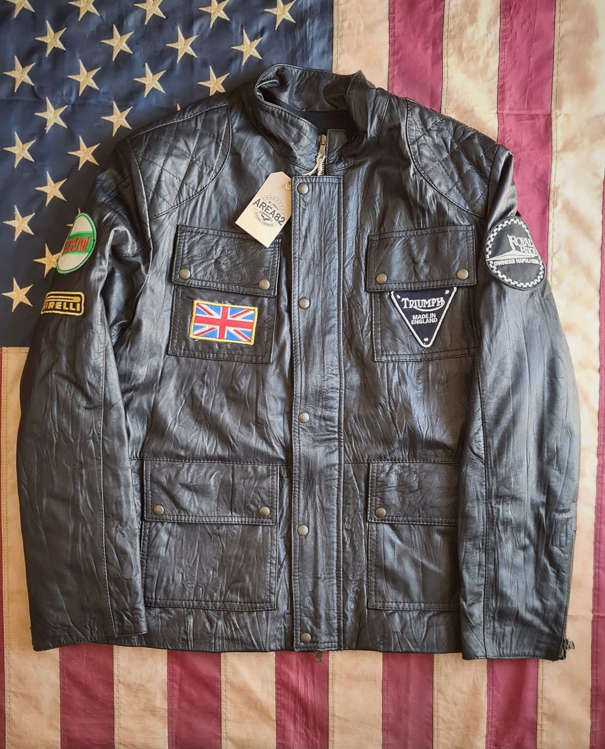 Biker field jacket - hand made