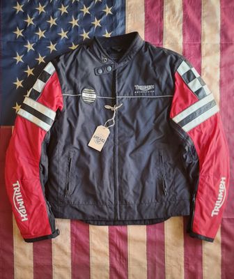 Biker Jacket Triumph vintage tech