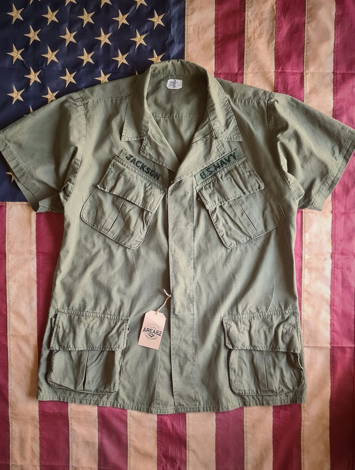 US Navy Jungle jacket short sleeves - Dated 1970