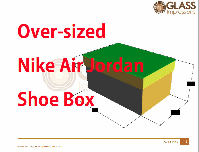 Giant Shoe Box Plans