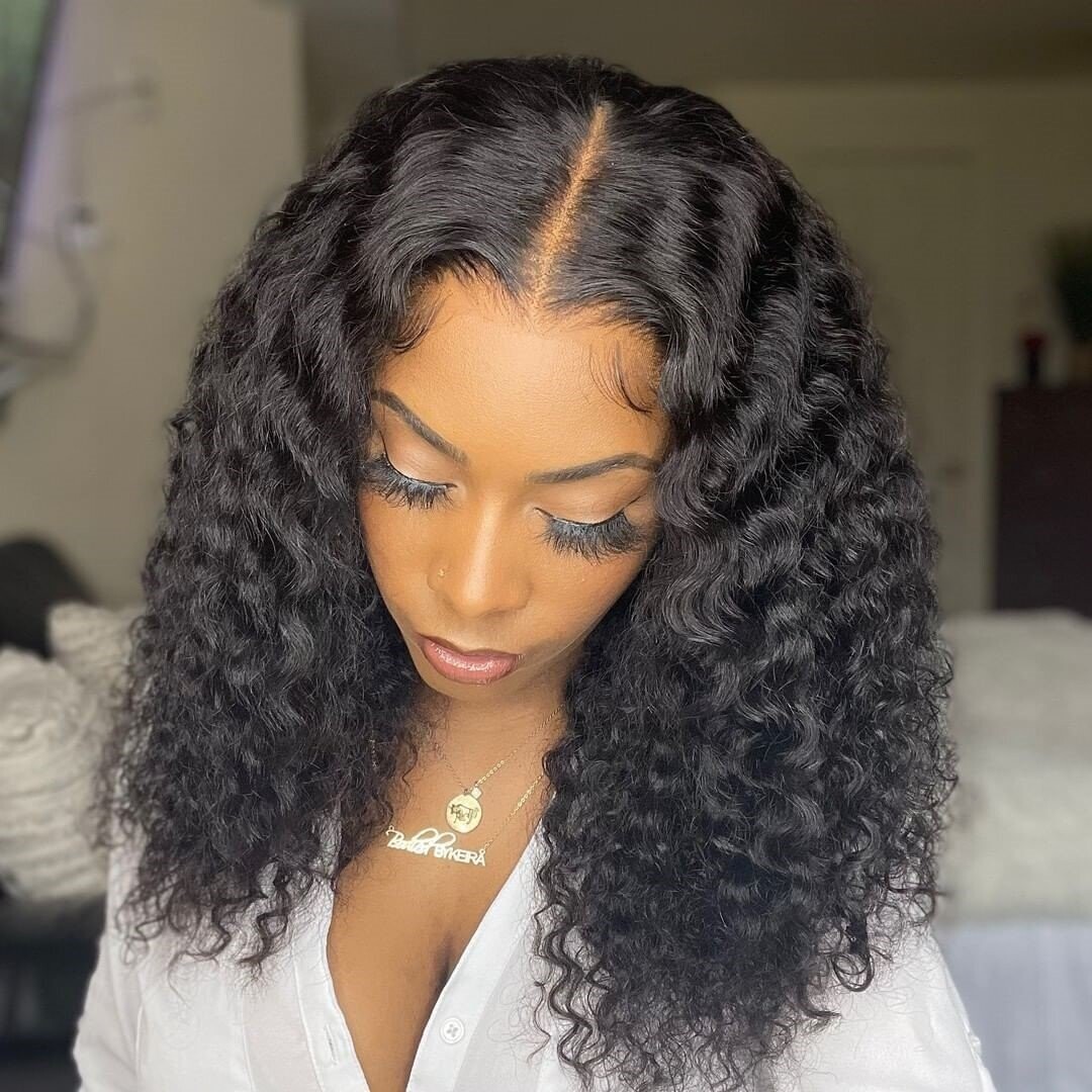 Sogreat Curly Lace Front Human Hair Bob Wigs For Black Women Pre
