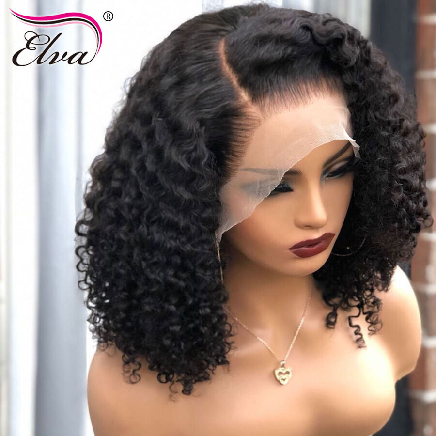 Lace Front Human Hair Wigs Glueless 360 Lace Frontal Wig