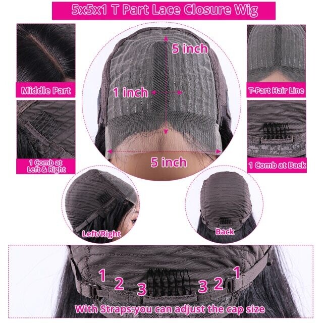 Brazilian Cheap Human Hair Wigs Body Wave Bob Lace, Hair Color: #1, Stretched Length: 8inches