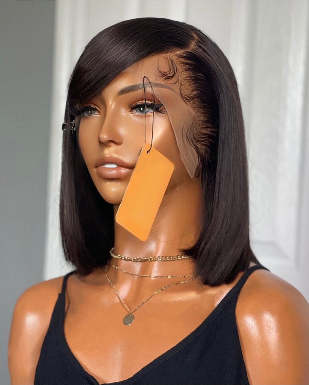 13x4 13x6 Lace Front Wig Short Bob Wigs Straight Human Hair