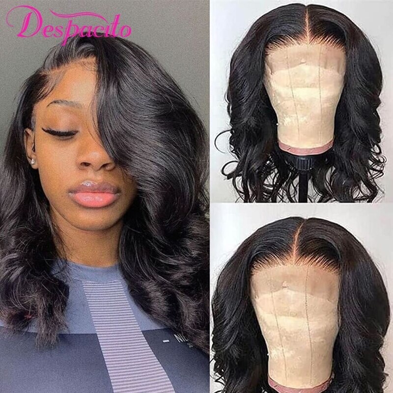 Brazilian Cheap Human Hair Wigs Body Wave Bob Lace