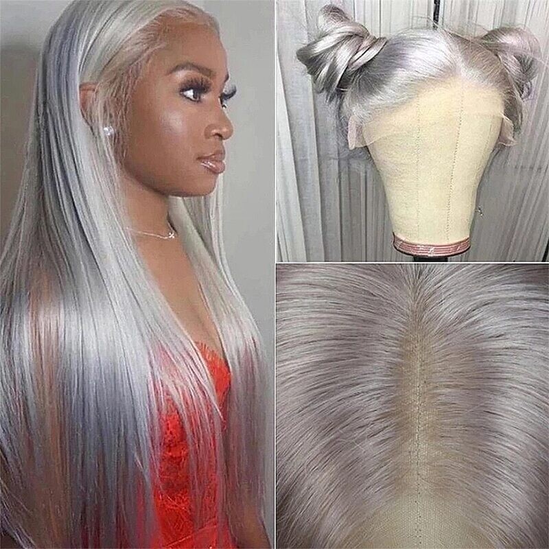 32 30 Inch HD Transparent Lace Frontal Wig Brazilian Straight