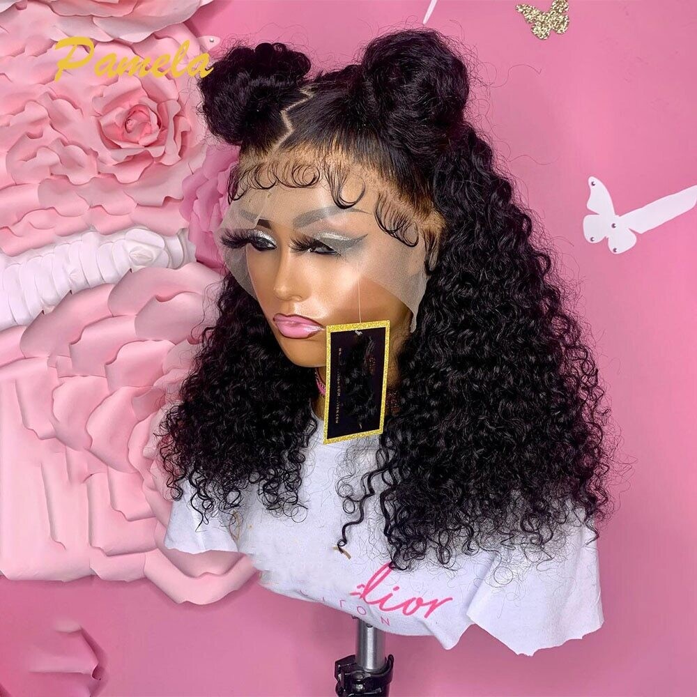 Brazilian Curly Bob Lace Front Wig Short 4x4 5x5 Lace Closure