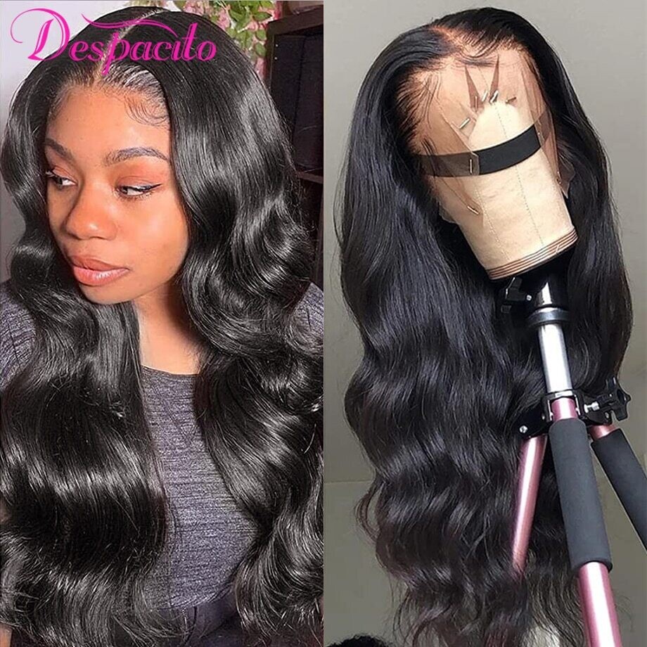 30Inch Body Wave Transparent Lace Front Wig Human Hair