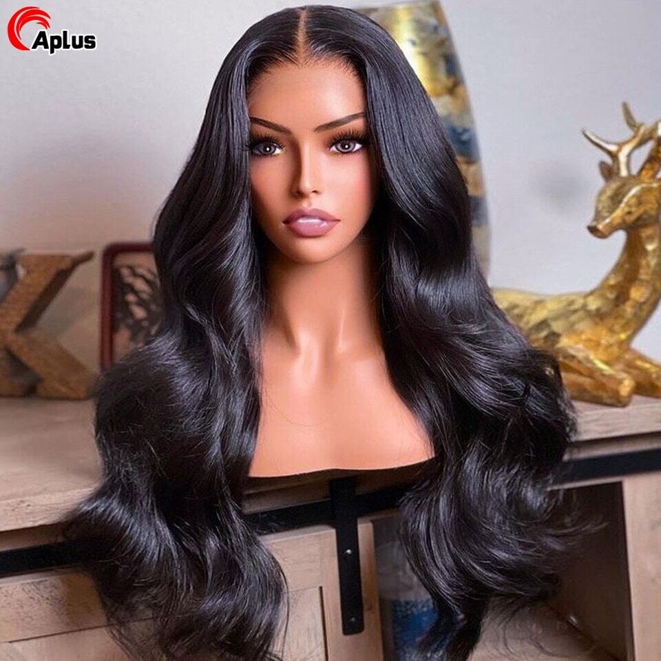 13x4 HD Transparent Lace Front Human Hair Wigs 30 Inch