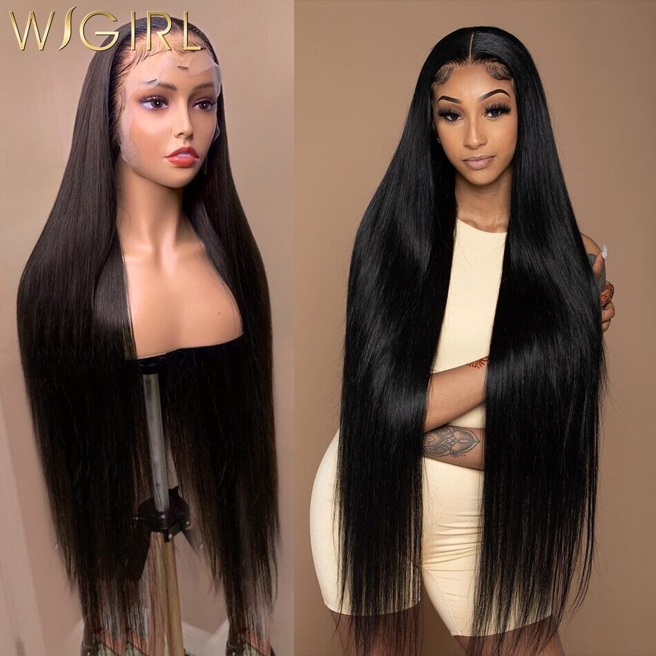 Wigirl 250 Density 30 40in Straight 13x4 13x6 Lace Front Human