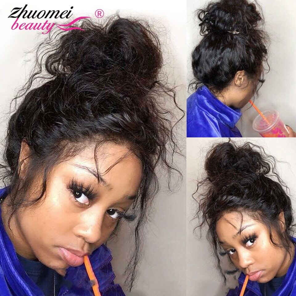 Glueless Full Lace Human Hair Wigs 360 Lace Frontal
