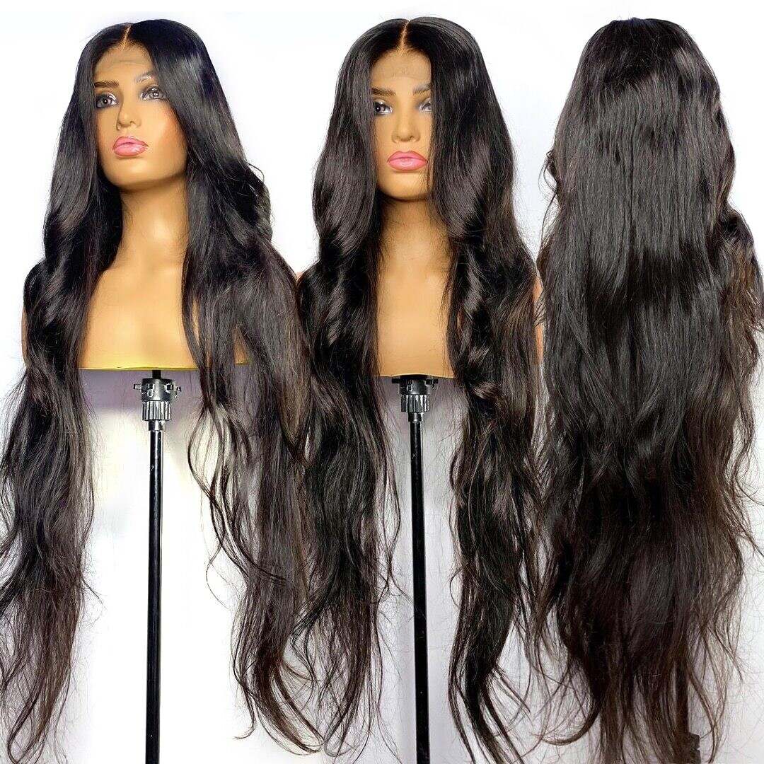 13x4 13x6 HD Transparent 360 Full Lace Frontal Wig Human Hair