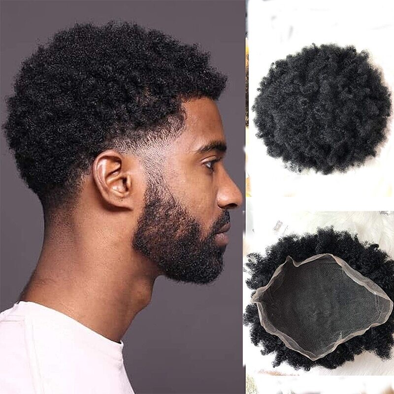 Toupee 10x8 Inch Replacement Full Siwss Lace Hairpiece for Men 100%