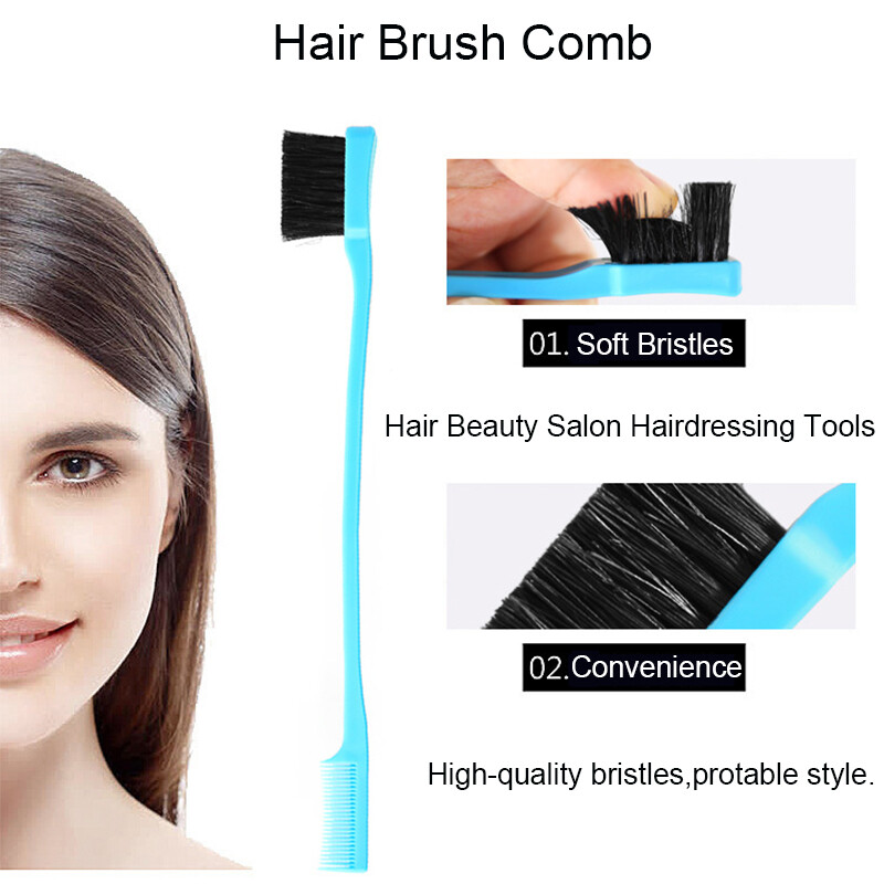1pc Multicolor Double Sided Edge Control Hair Comb Hair Styling