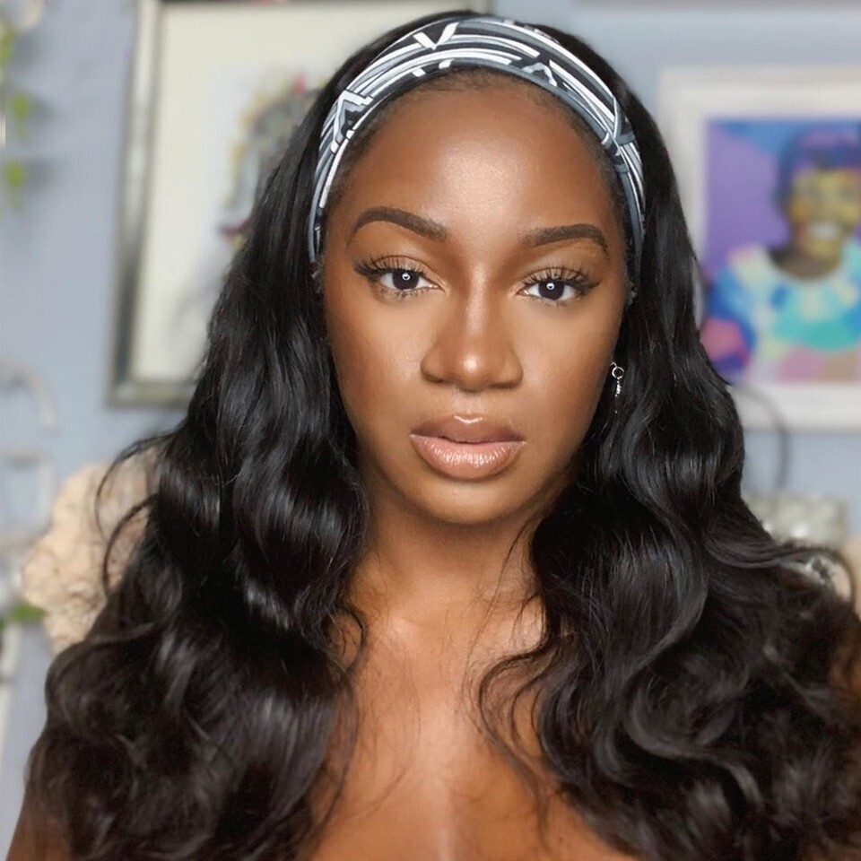 Unice Hair Affordable Headband Wig 150% Density Body Wave Human Hair