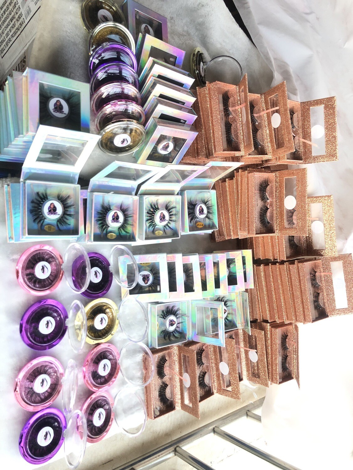 25mm Long Style 3D Mink Eyelashes With Wispy Fluffy Lashes