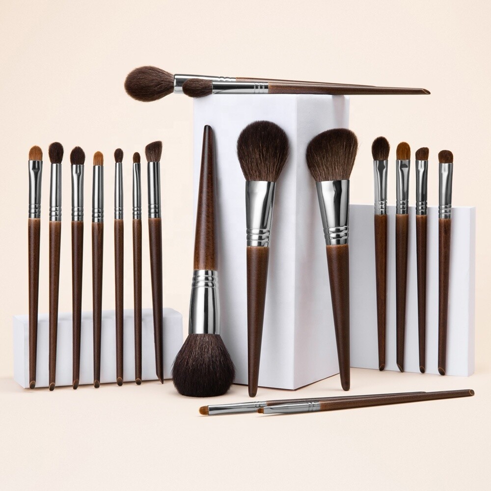 OVW Natural Makeup Brushes Set Eyeshadow Brush Goat Hair Blending Brushes