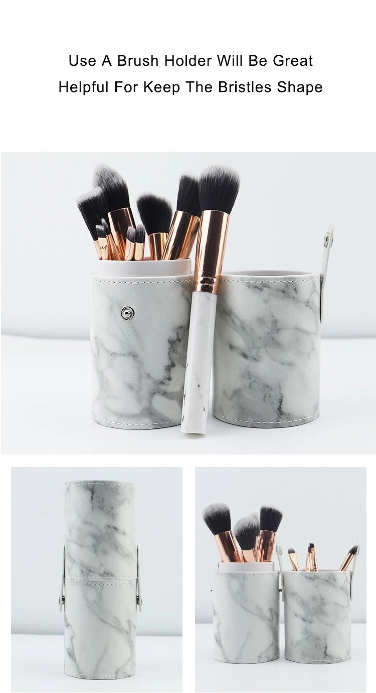Set Of 10pcs Professional Makeup Brush Set Foundation Blusher Cosmetic Make-up Brushes