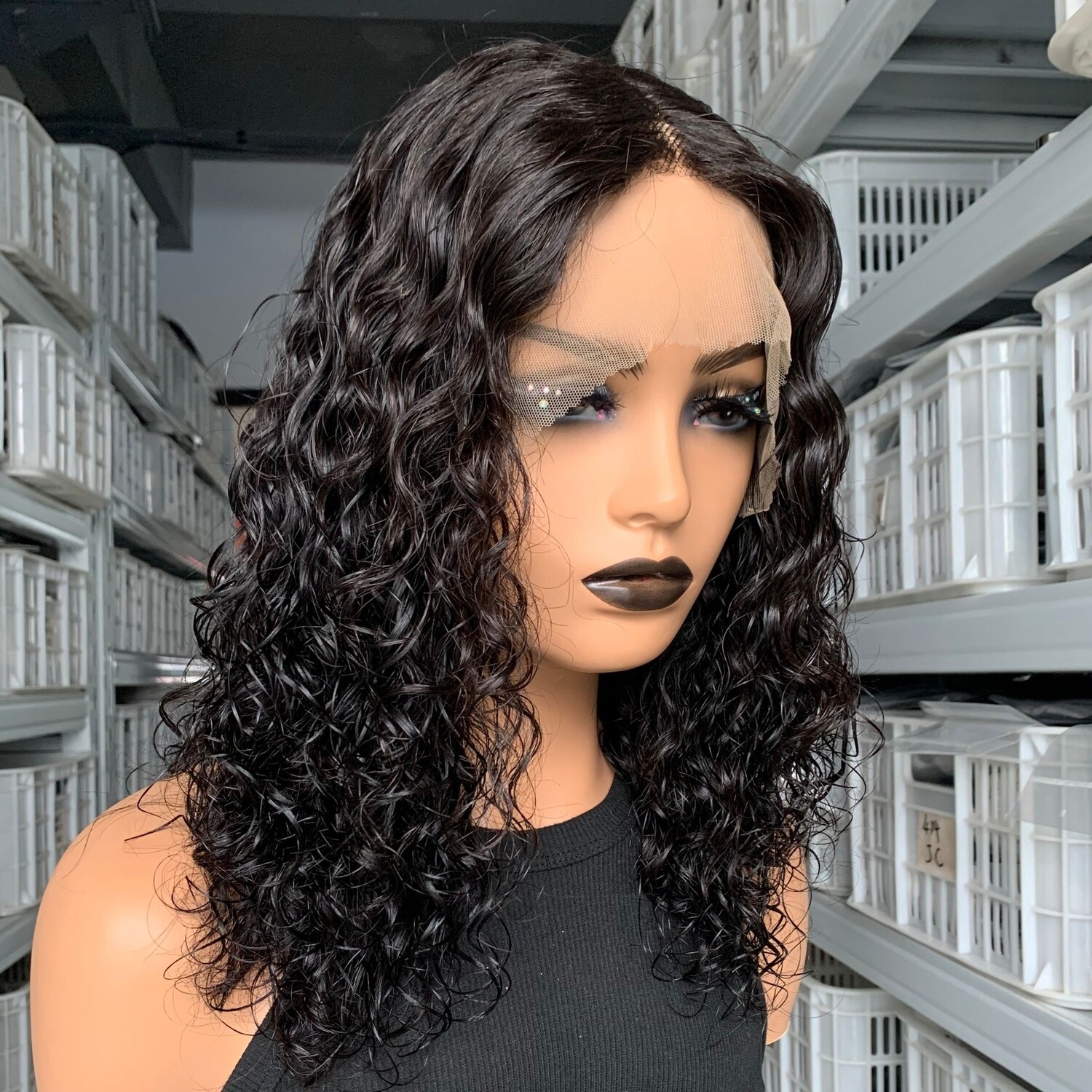 Mayqueen 100% Virgin Human Hair Unprocessed Cuticle Aligned Hand Tied Knots Lace Wigs Transparent Lace Front  Human Hair Wigs