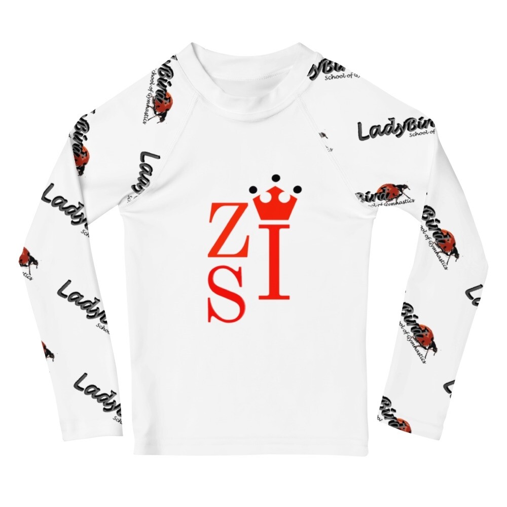 ZISI LSG WHITE &amp; RED Kids Training Guard