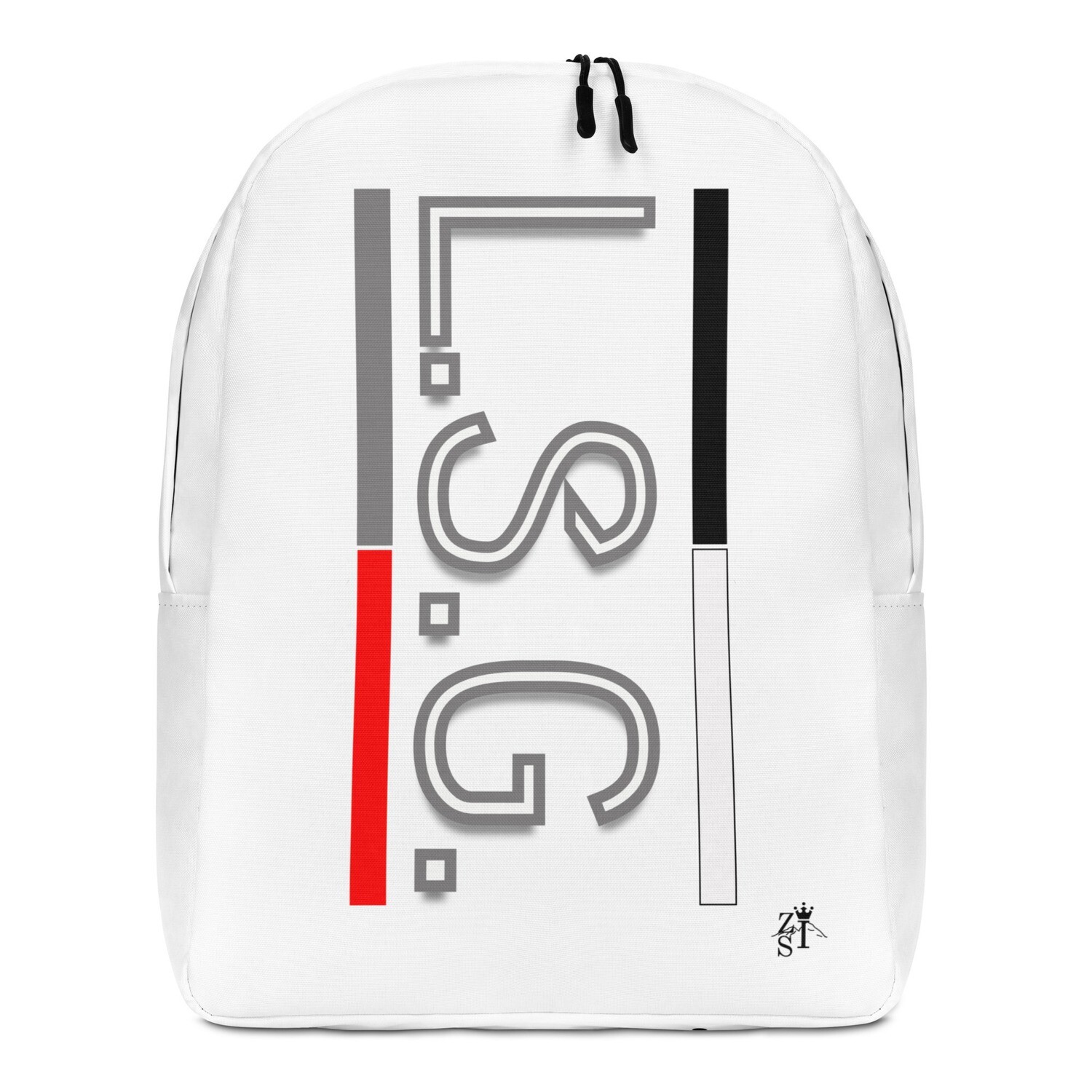 L.S.G. ACTIVE GREY/RED/BLACK Minimalist Backpack