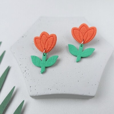 Flower earrings