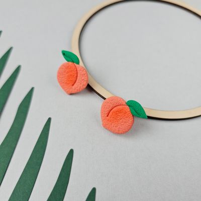 Peach Earrings