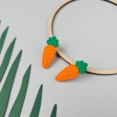 Carrot Stud Earrings