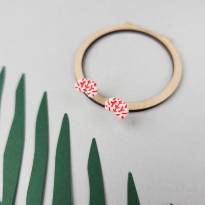 Small Brain Stud Halloween Earrings