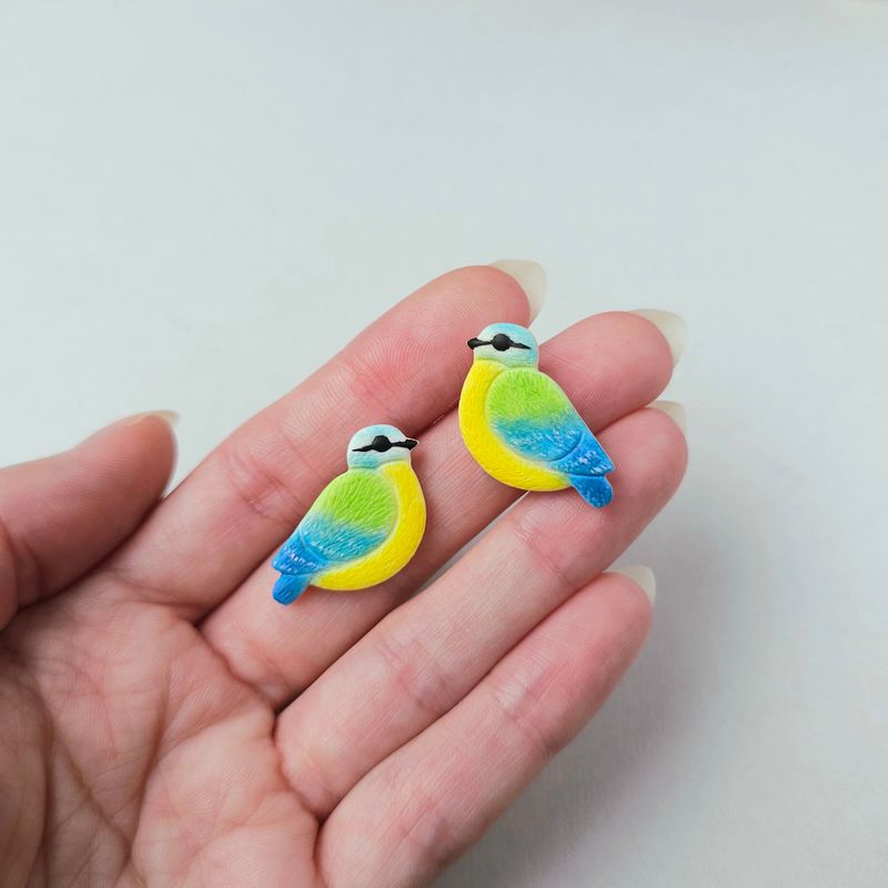 Blue Tit Studs