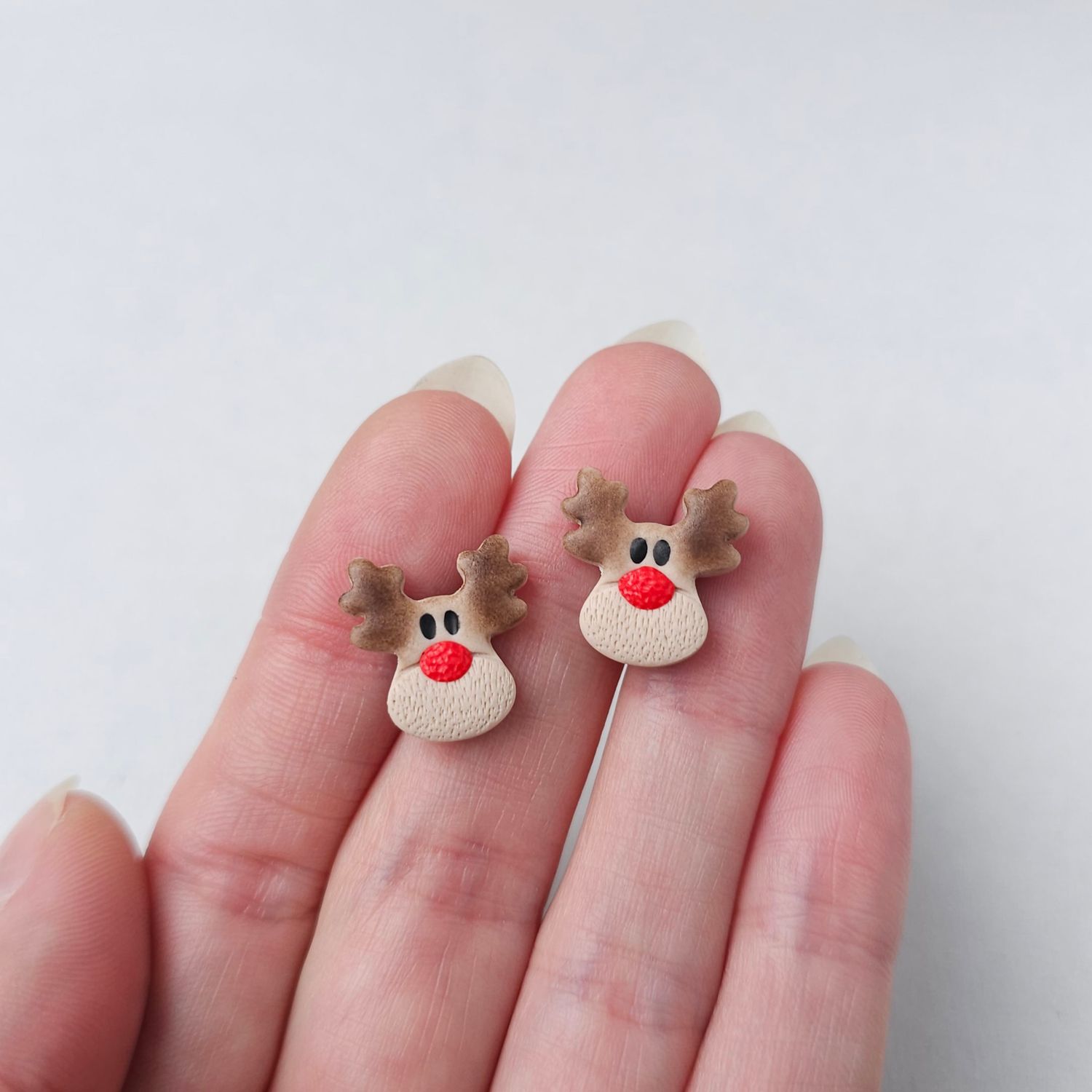 Small Reindeer Studs