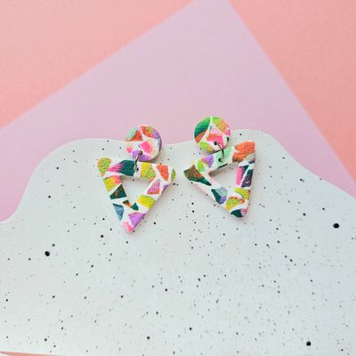 Cute triangle earrings