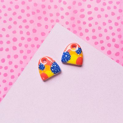 Colourful Charm Resin Earrings