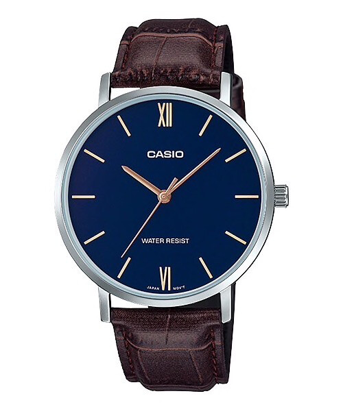 CASIO MEN MTP-VT01 Leather