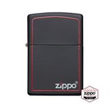 Zippo Classic Black and Red Zippo 218ZB