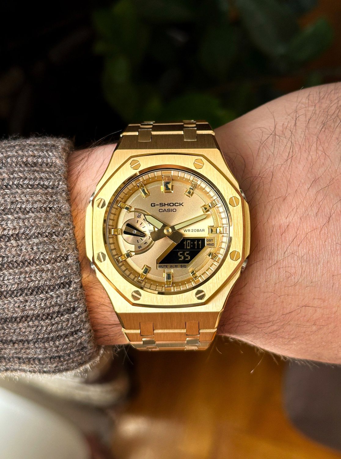 G-SHOCK CasiOak Full Gold