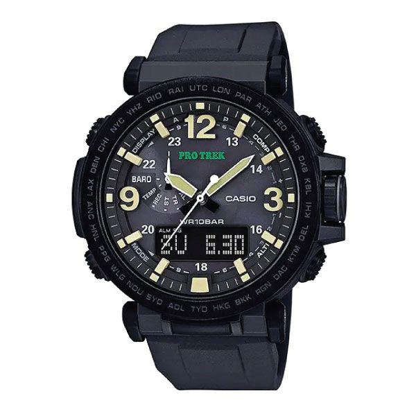 Pro Trek Men PRG-600 Solar Camping Watch