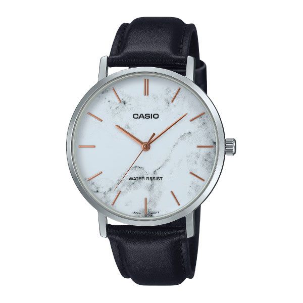 CASIO MEN MTP-VT01 leather