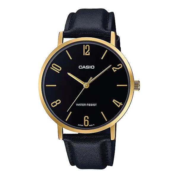 CASIO MEN MTP-VT01 leather
