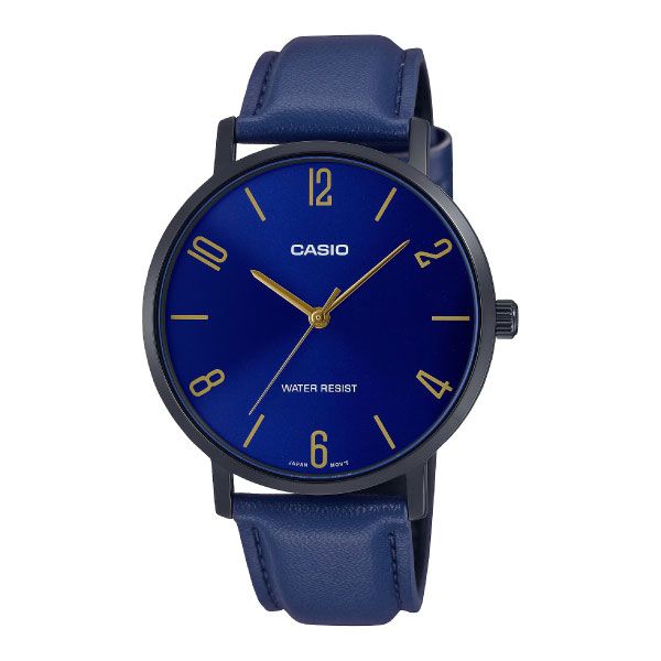 CASIO MEN MTP-VT01 leather