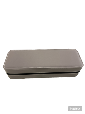 LEATHER BOX GRAY 6 PIECES